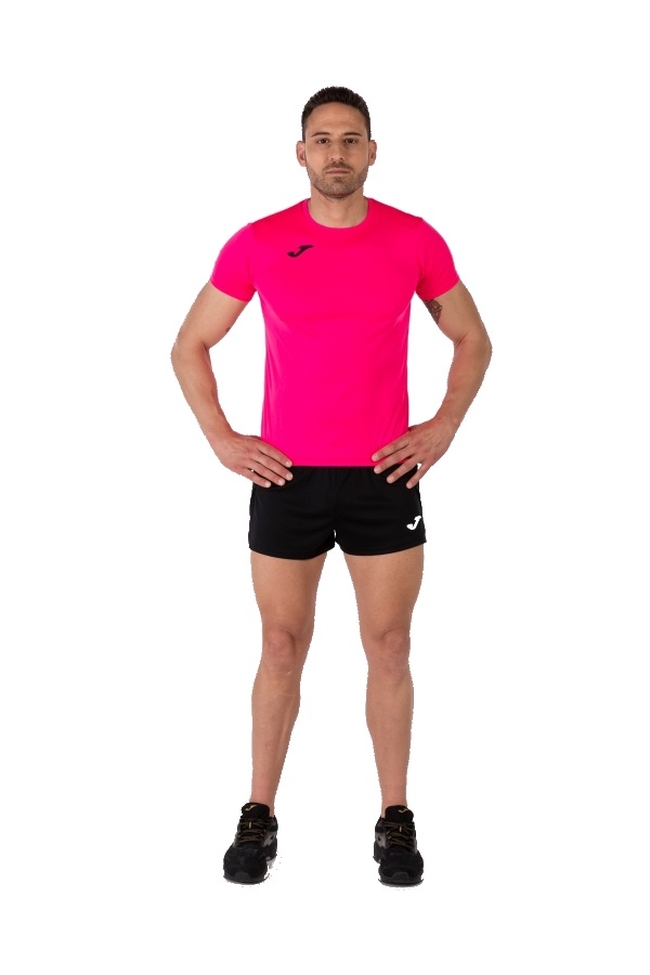 Tricou sport barbati joma record ii roz fluo