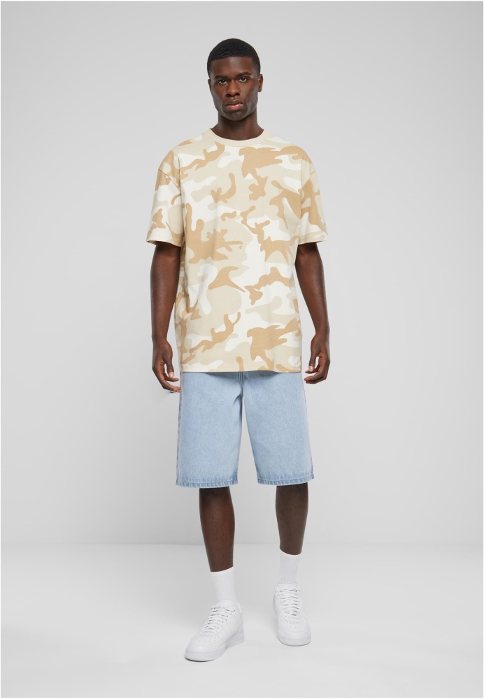 Tricou Oversized Simple Camo Urban Classics