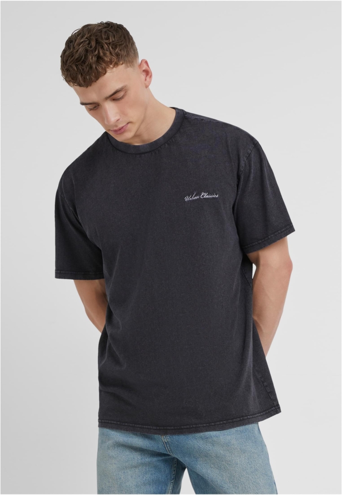 Tricou Oversized Small Embroidery Urban Classics