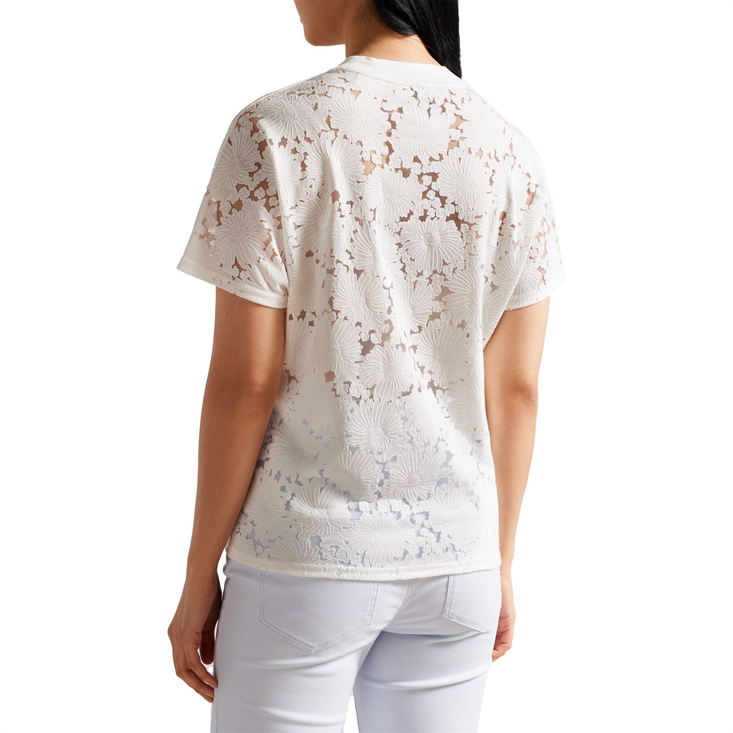 Camasa Ted Baker Maralo Floral Lace Relaxed T-