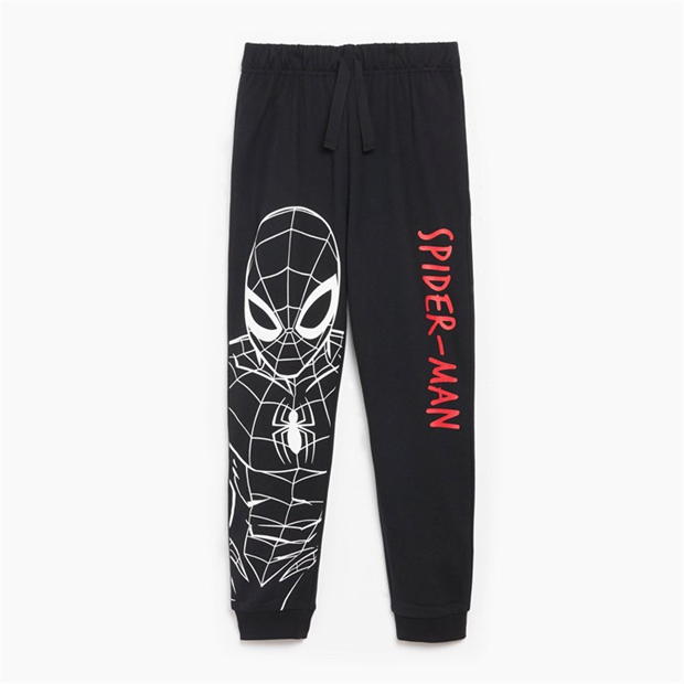 Camasa Character Spiderman Maneca Lunga T- and Jogger Set Red/Black