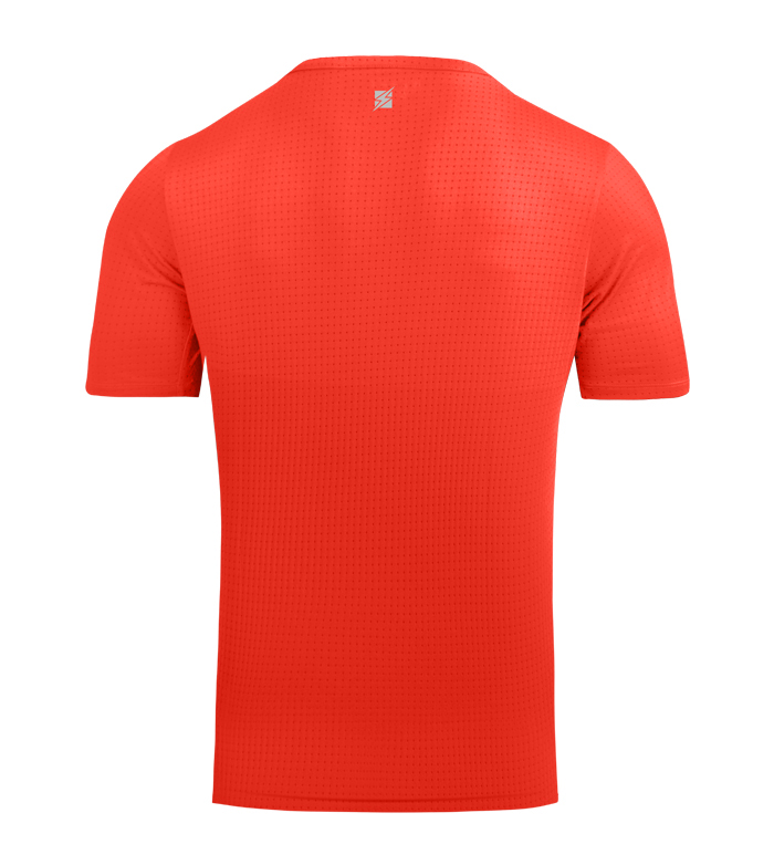 Tricou tricot Zeus roz coral negru