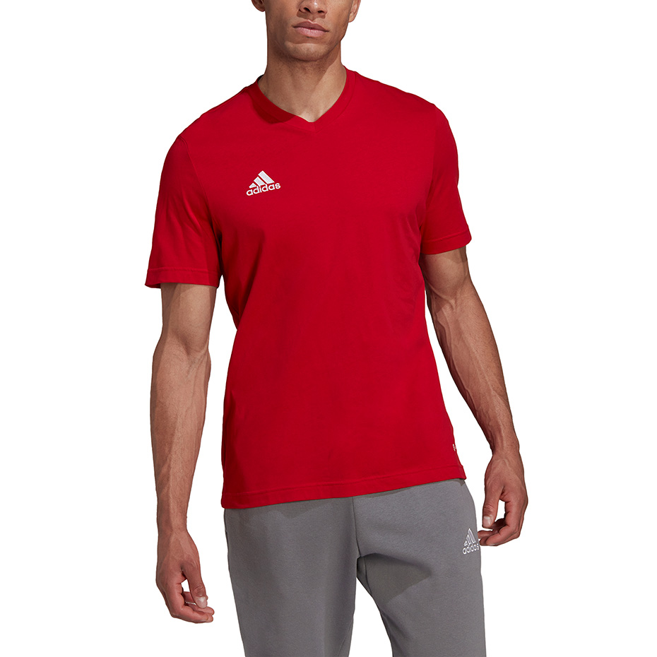 Tricou Koszulka męska adidas Entrada 22 czerwona HC0451