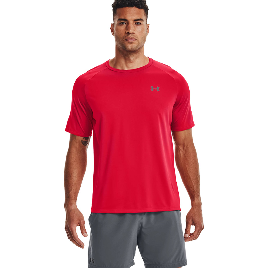 Tricou Koszulka męska Under Armour Tech 2.0 Ss k/r czerwona 1326413 600