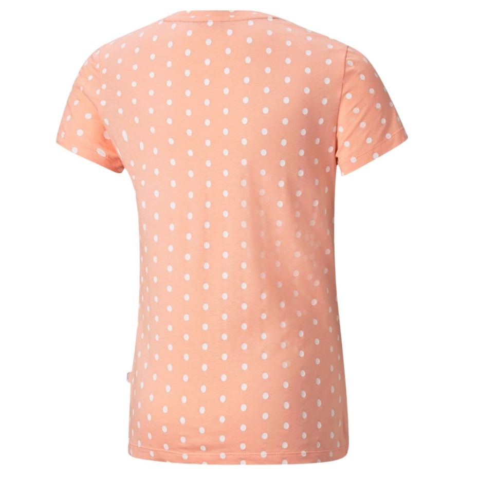 Tricou Koszulka dla dzieci Puma ESS+ Dotted koralowa w kropki 587042 26