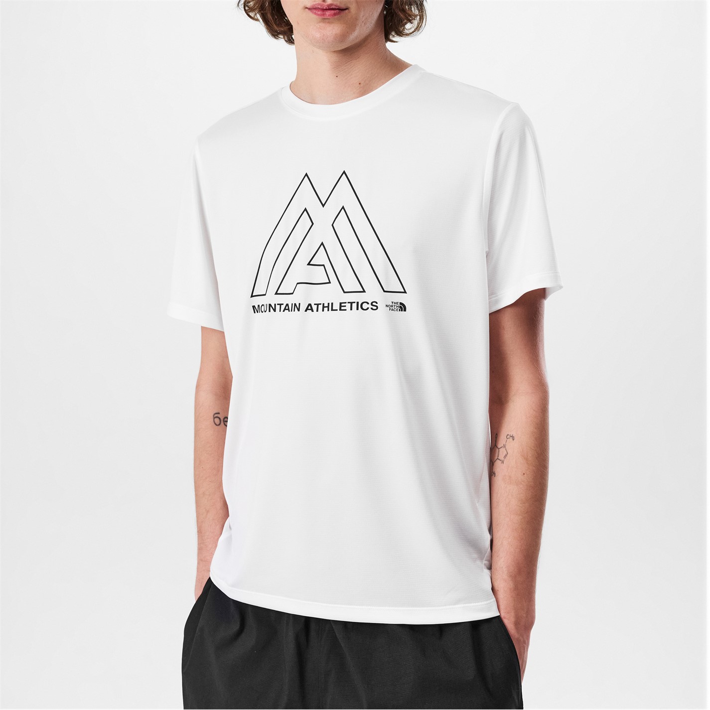 Tricou Camasa The North Face North Face M Ma 24/7 S/S Tnf White T- barbat