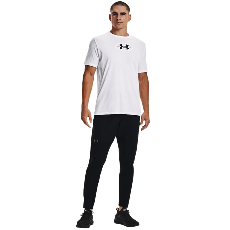 Koszulka męska Under Armour Repeat Ss graphics biała 1371264 100