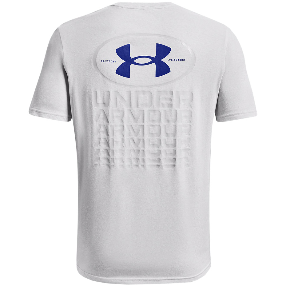 Koszulka męska Under Armour Repeat Ss graphics szara 1371264 014