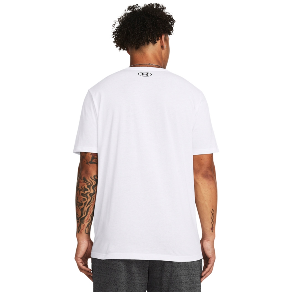 Camasa Men's T- Under Armor Sportstyle Logo white 1382911 100 Under Armour