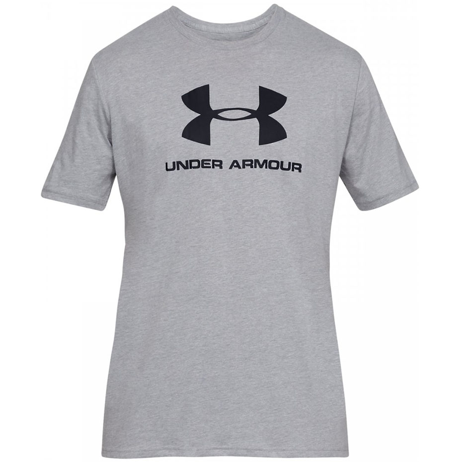 Camasa T- men's Under Armour Sportstyle Logo SS gray 1329590 036