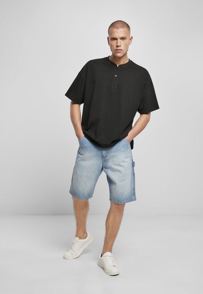 Tricou Oversized Henley Urban Classics