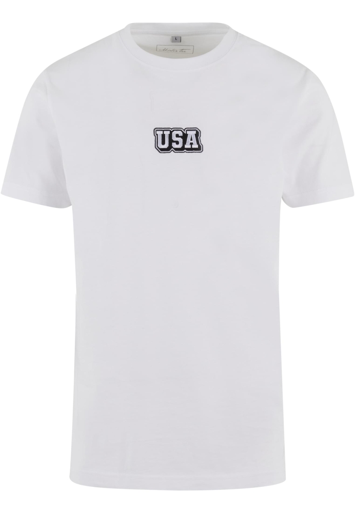 Tricou USA College Wording Patch Mister Tee