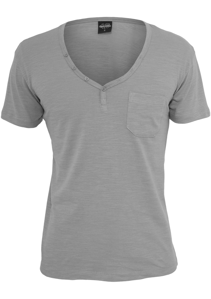 Slub Y-Neck Henley Urban Classics