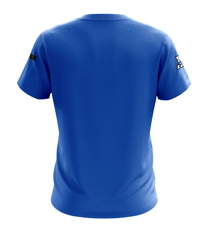 Tricou ZS7 Zeus albastru roial alb