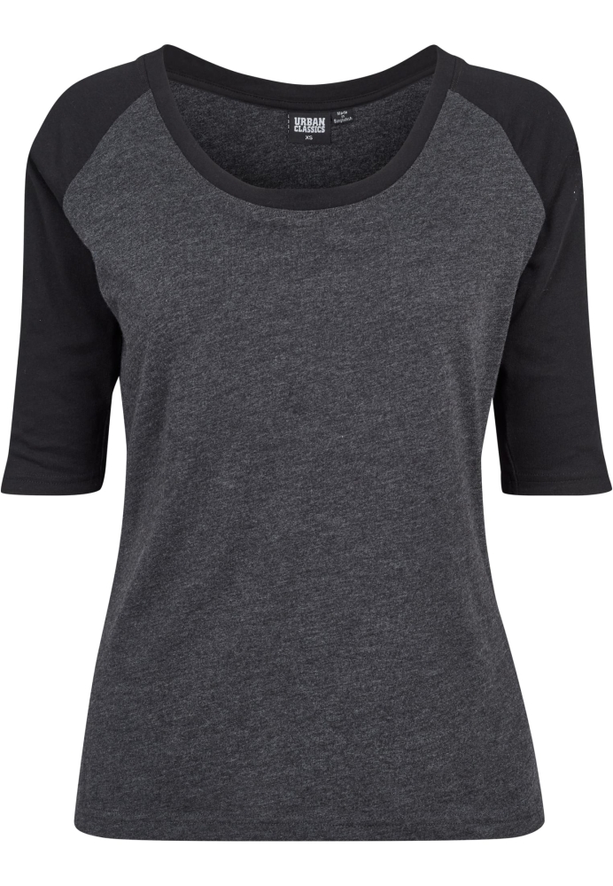 Tricou 3/4 Contrast Raglan dama Urban Classics