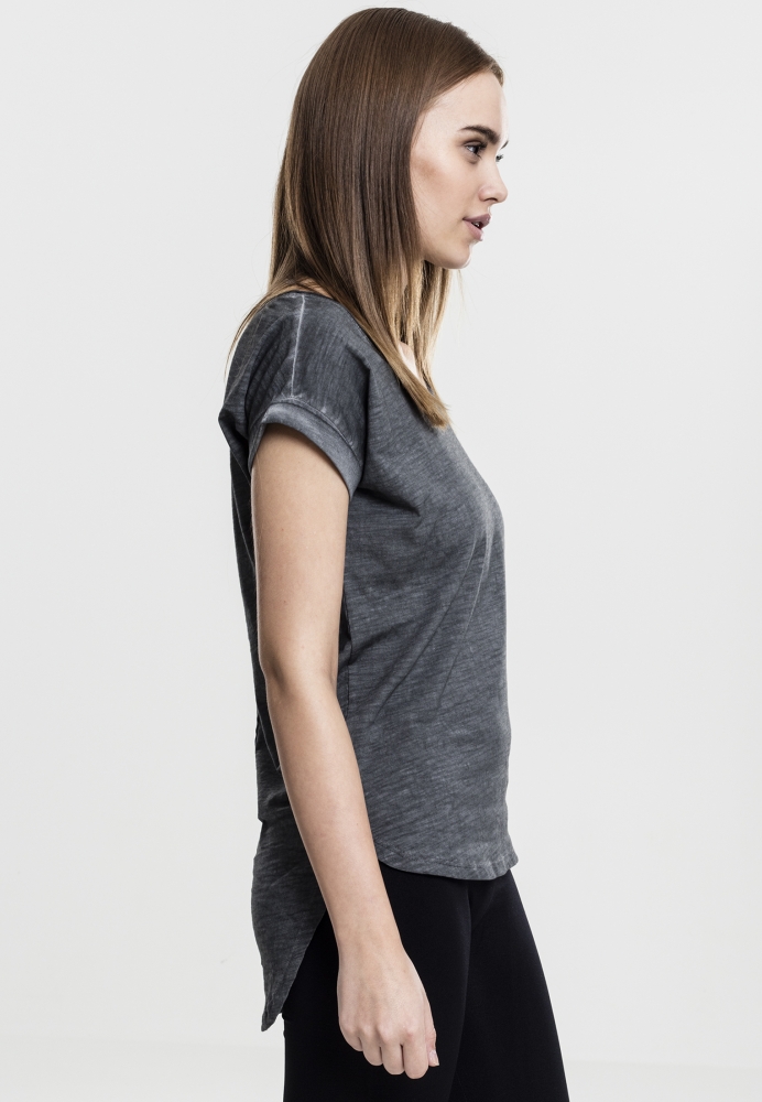 Tricou Long Back Shaped Spray Dye dama Urban Classics