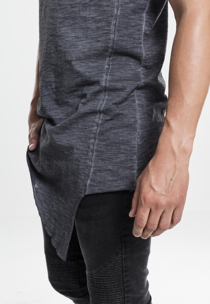 Tricou Asymetric Long Spray Dye Urban Classics