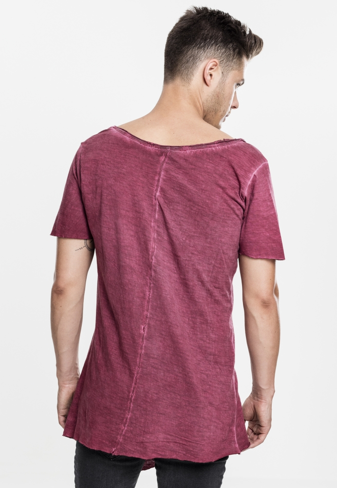 Tricou Asymetric Long Spray Dye Urban Classics