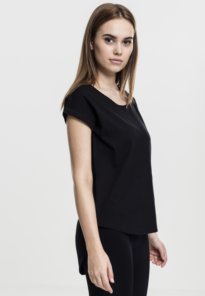 Tricou Long Back Shaped Slub dama Urban Classics