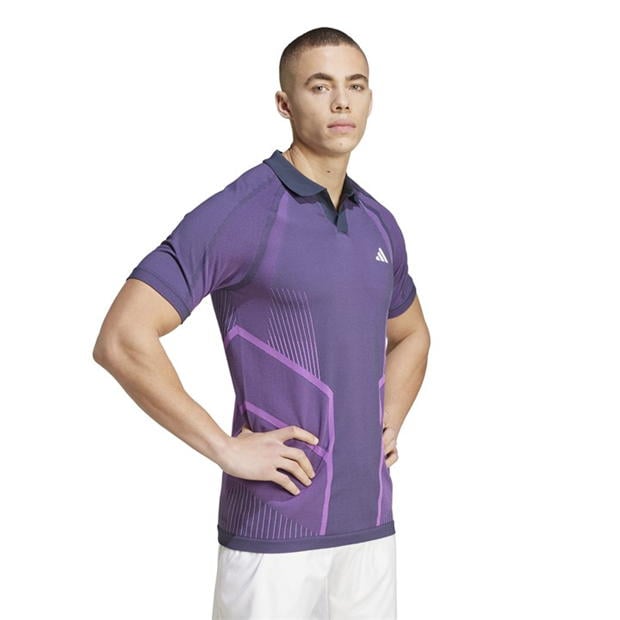 Camasa adidas Tennis Pro Seamless AEROREADY FreeLift Polo barbat