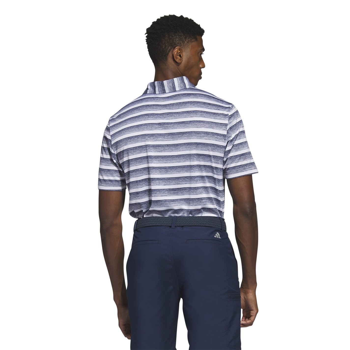 Camasa adidas Two-Color Striped Golf Polo barbat