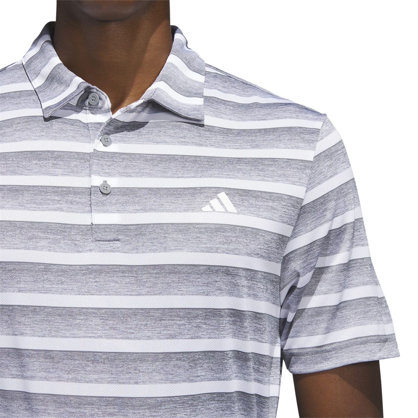 Camasa adidas Two-Color Striped Golf Polo barbat