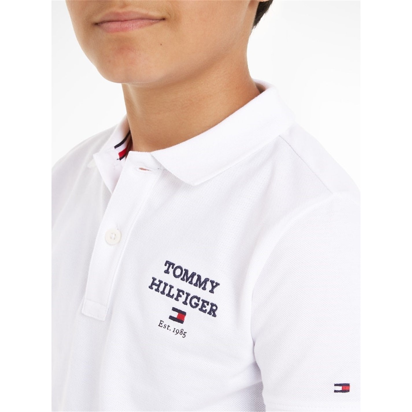 Camasa Maneca Scurta Tommy Hilfiger Logo Polo copil