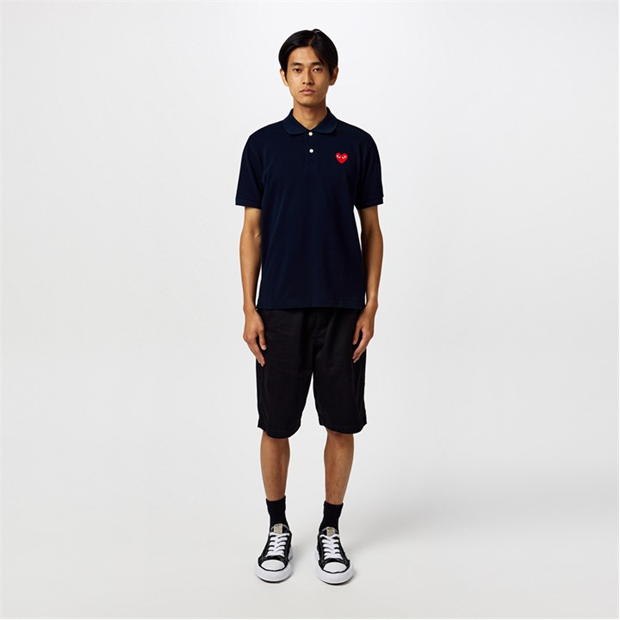 Camasa COMME DES GARCONS PLAY Embroidered Logo Polo