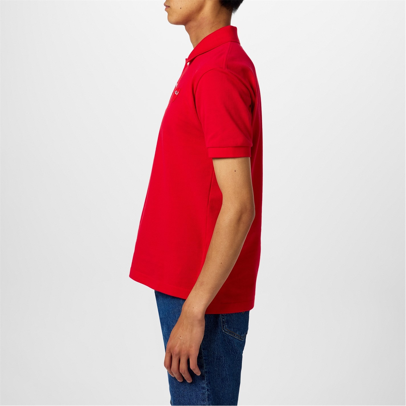 Camasa COMME DES GARCONS PLAY Embroidered Logo Polo