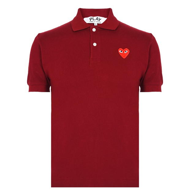 Camasa COMME DES GARCONS PLAY Embroidered Logo Polo