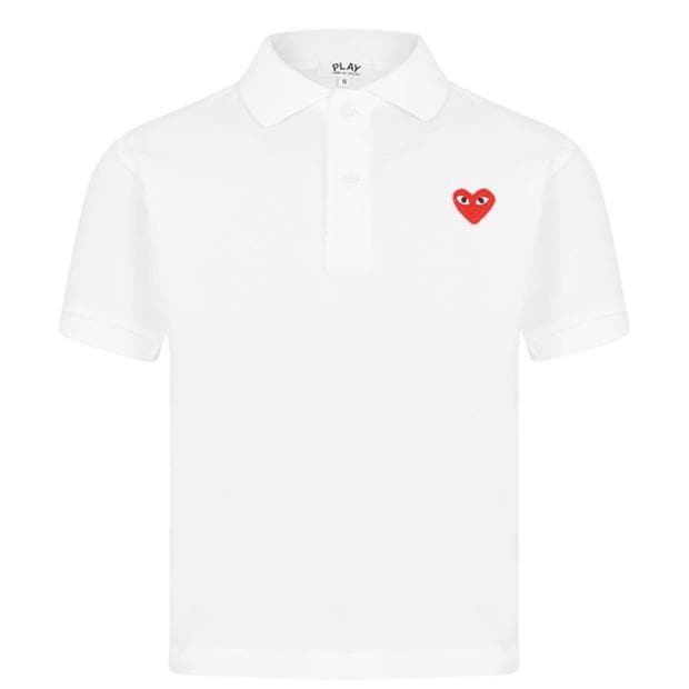 Camasa COMME DES GARCONS PLAY Peeping Heart Polo copil