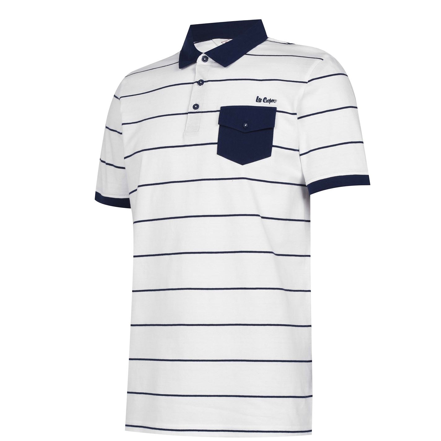 Lee Cooper Stripe Polo barbat