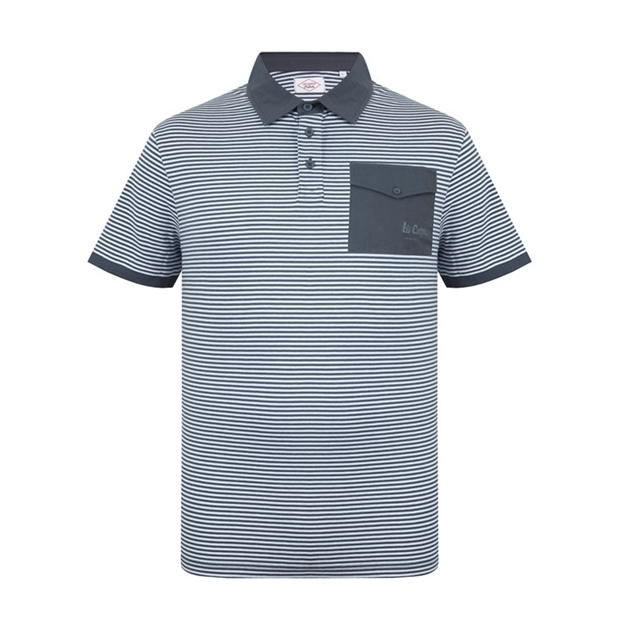 Lee Cooper Stripe Polo barbat