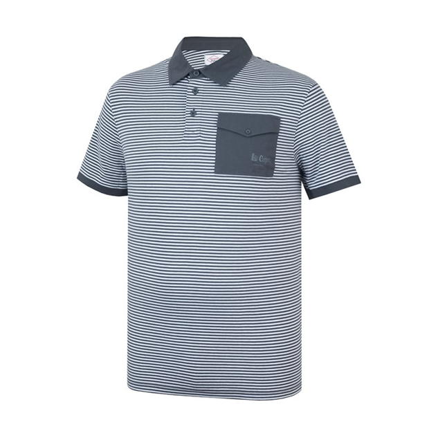 Lee Cooper Stripe Polo barbat