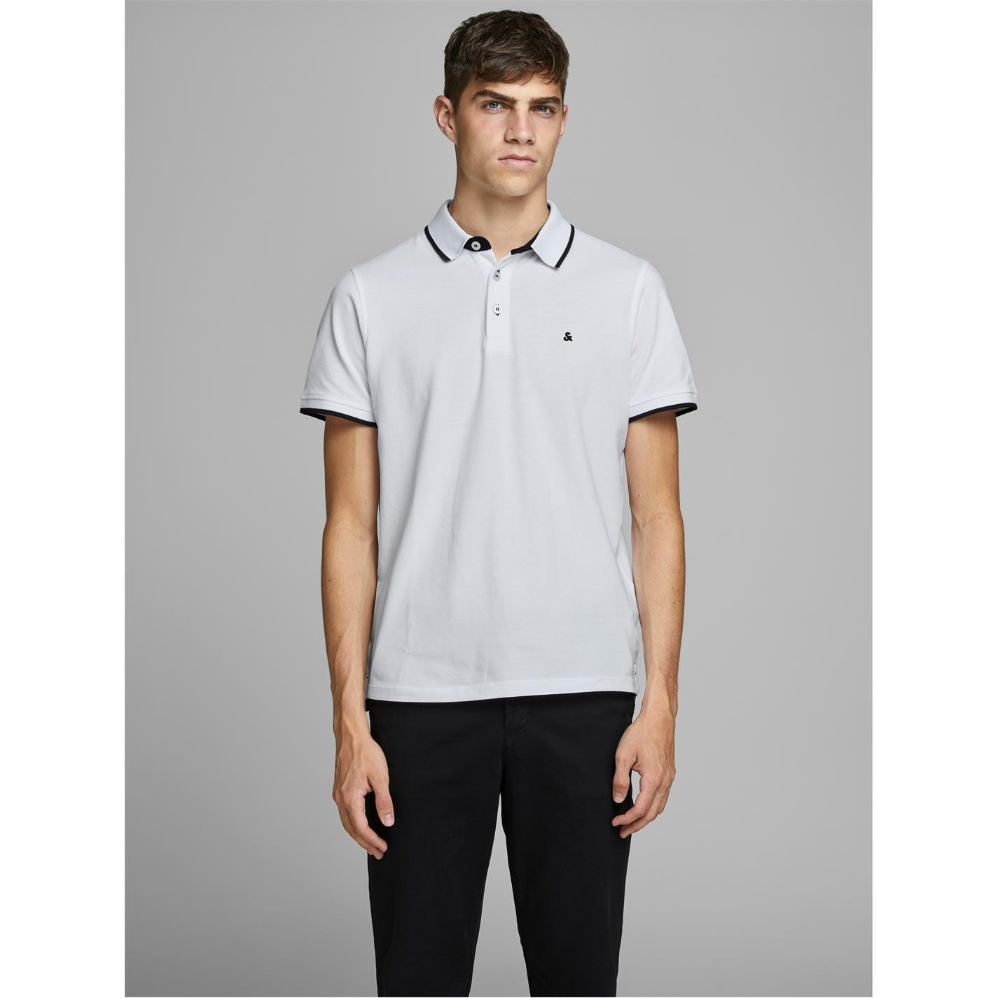 Camasa Jack and Jones Paulos Tipped Pique Maneca Scurta Polo