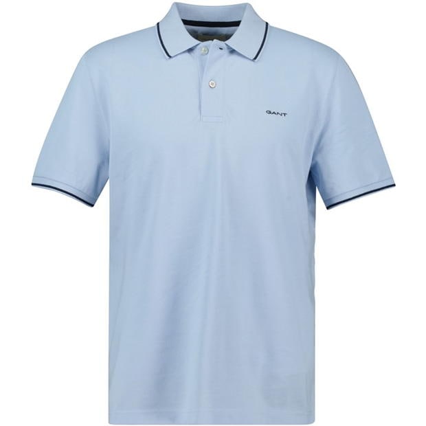 Gant TIPPING SS PIQUE POLO WHITE S