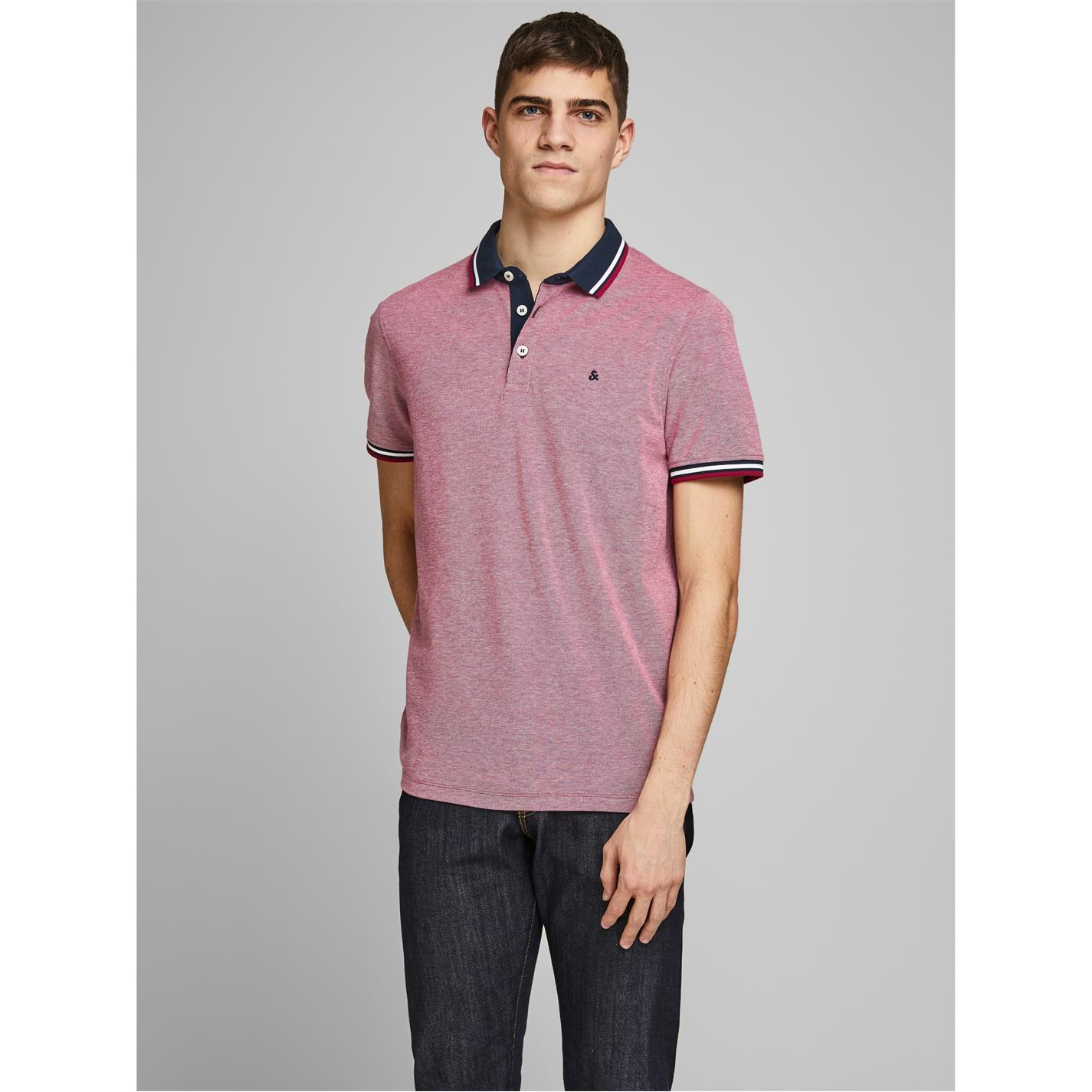 Jack and Jones Tipped Pique Polo