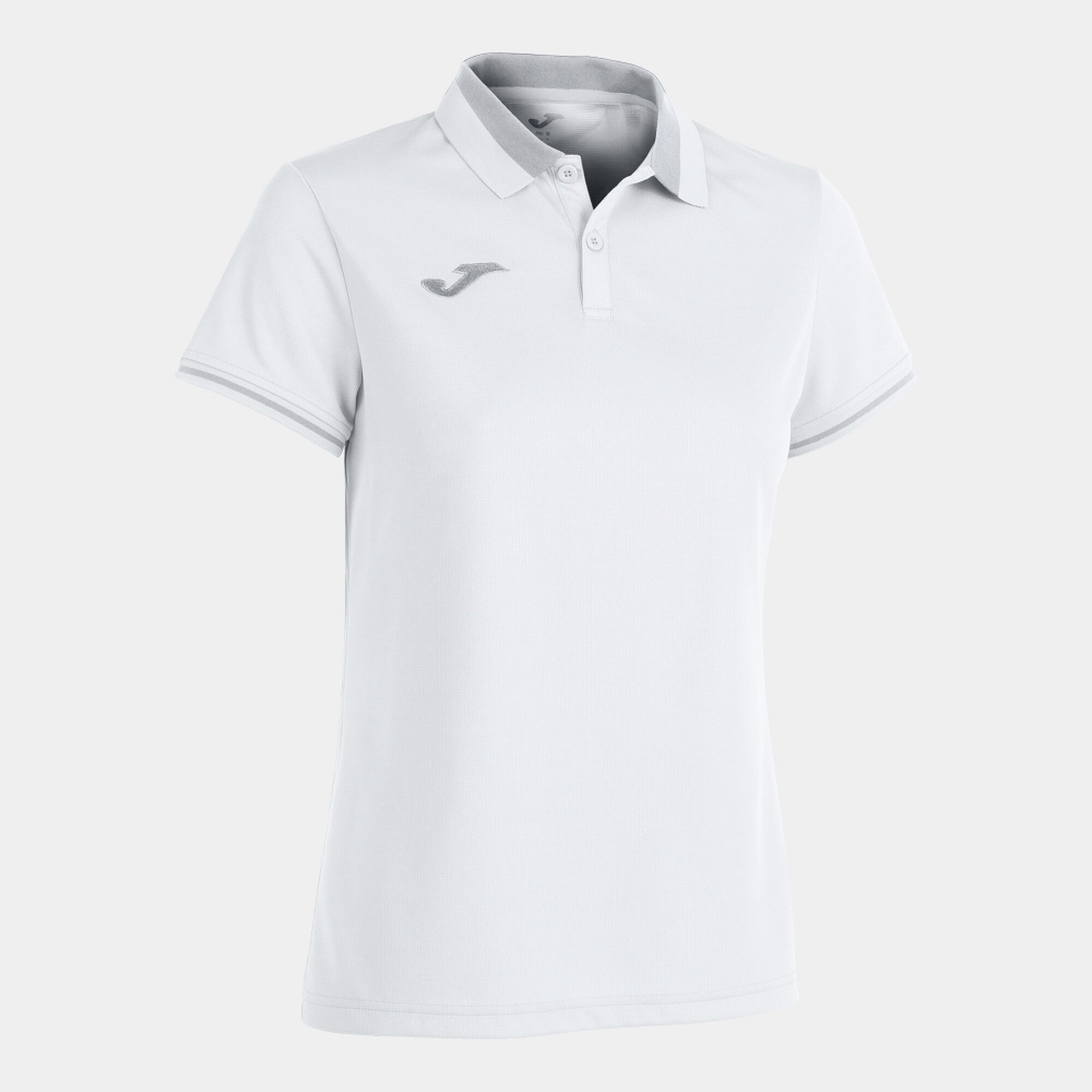 Championship Vi Maneca Scurta Polo White Gray Joma