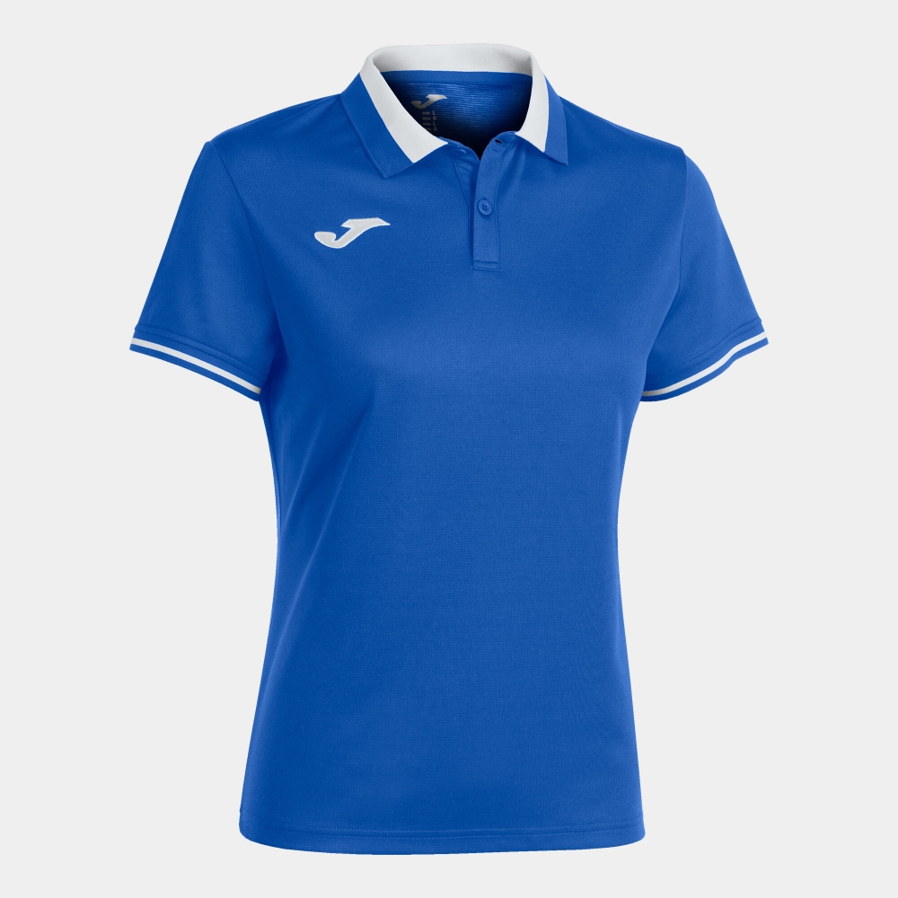 Championship Vi Maneca Scurta Polo Royal White Joma