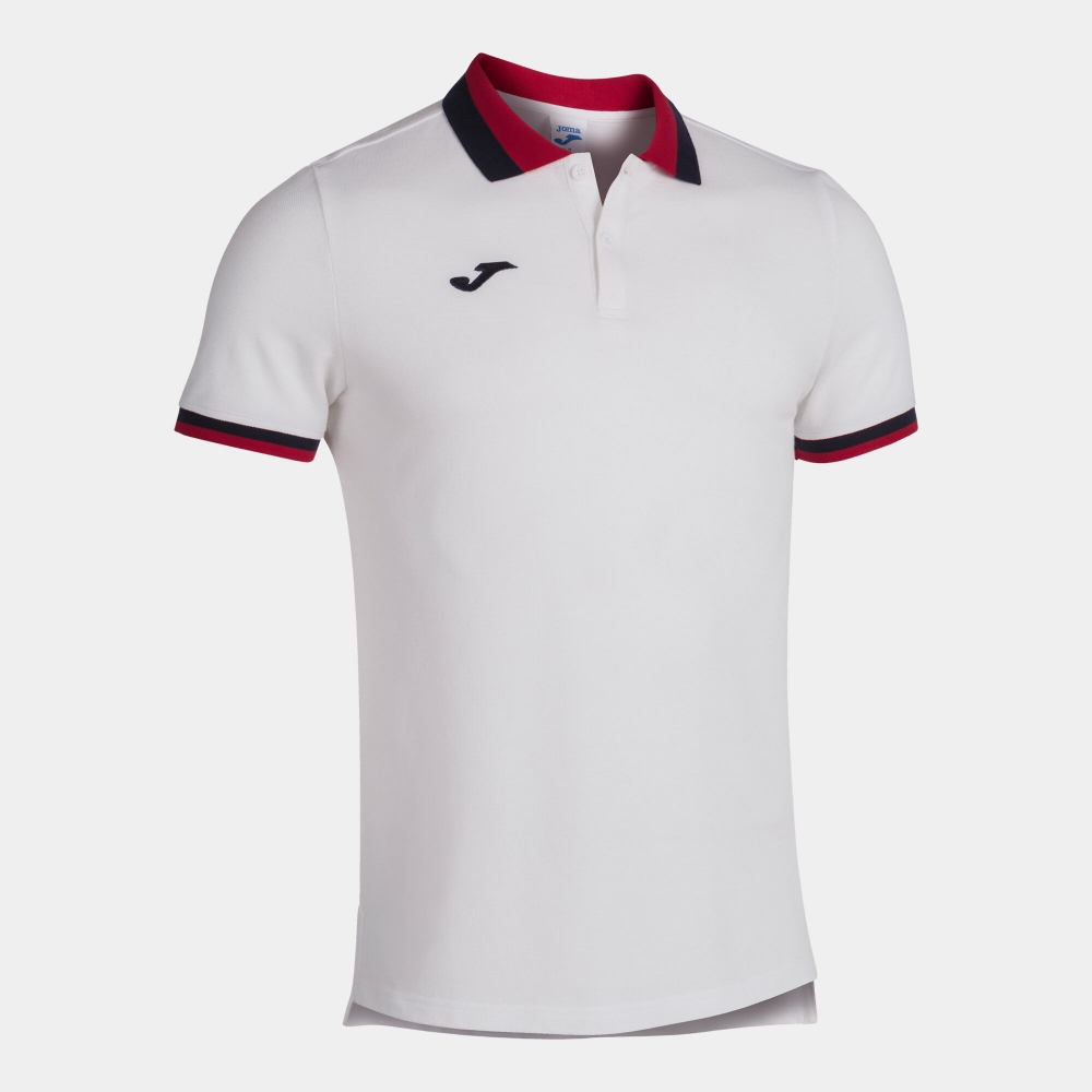 Confort Ii Maneca Scurta Polo White Joma