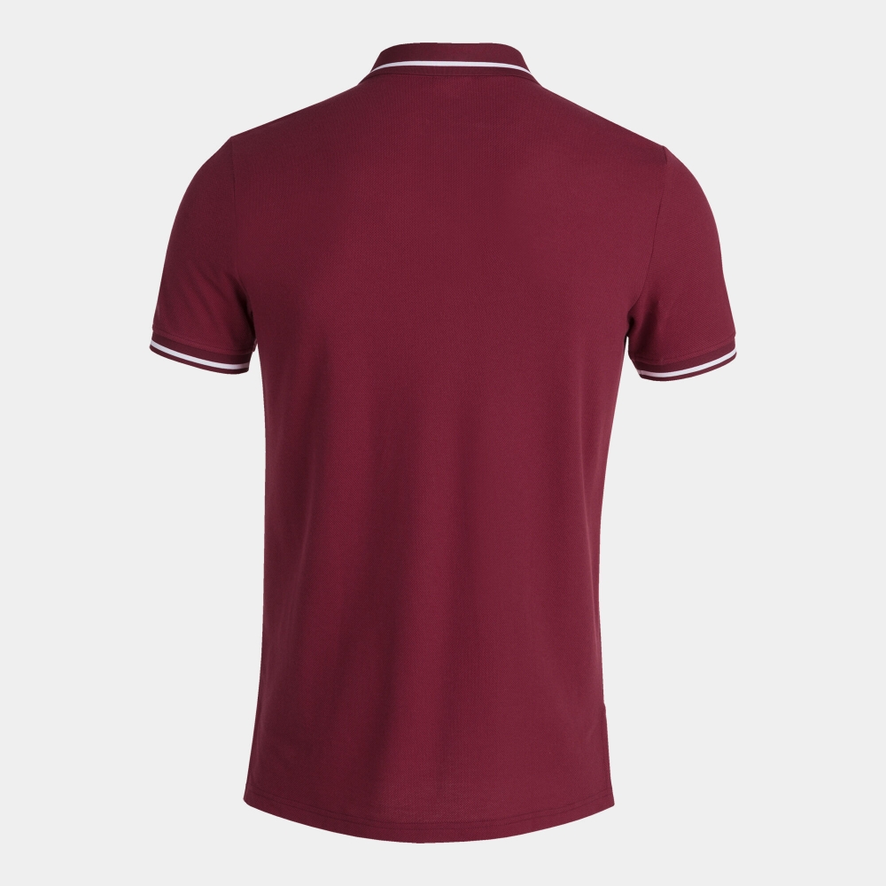 Confort Ii Maneca Scurta Polo Burgundy Joma