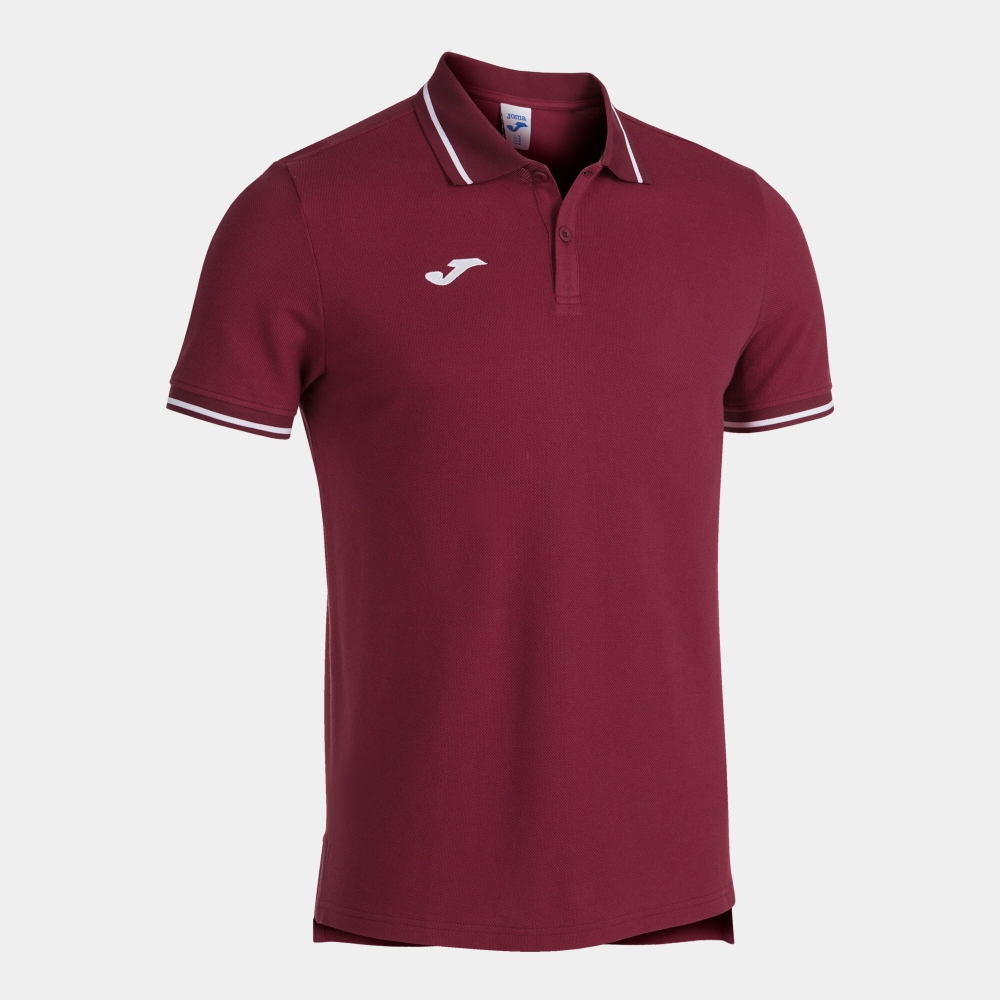 Confort Ii Maneca Scurta Polo Burgundy Joma