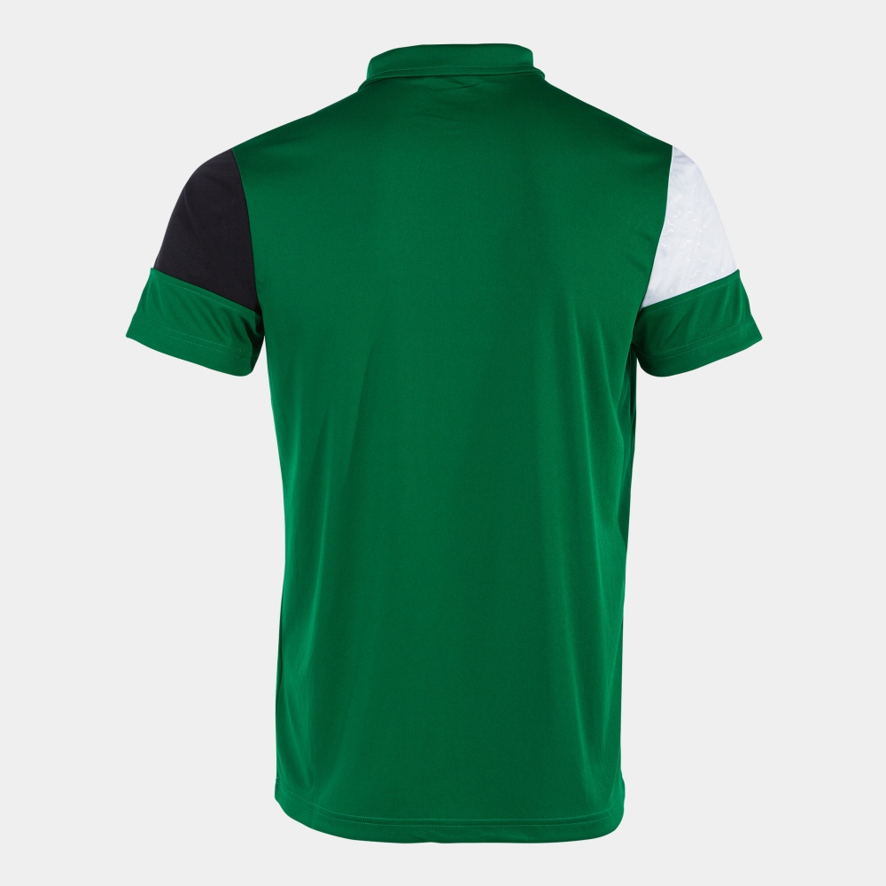 Crew V Maneca Scurta Polo Green Black White Joma