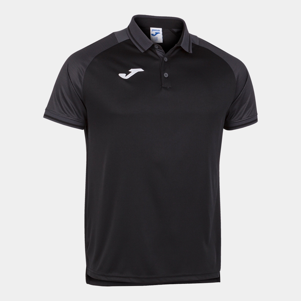 Essential Ii Polo Black-anthracite S/s Joma