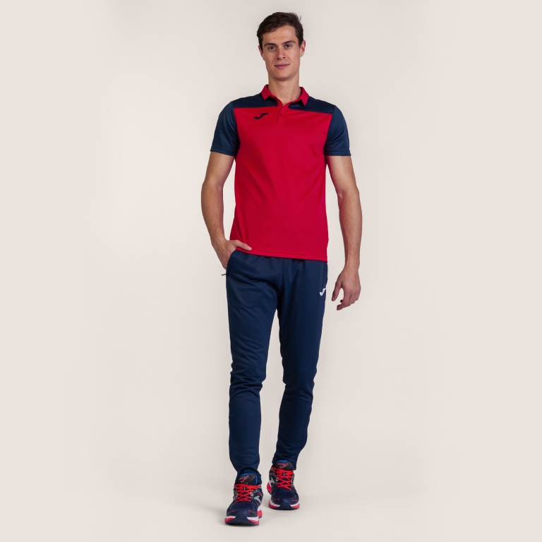 Camasa Polo Combi Red-navy S/s Joma