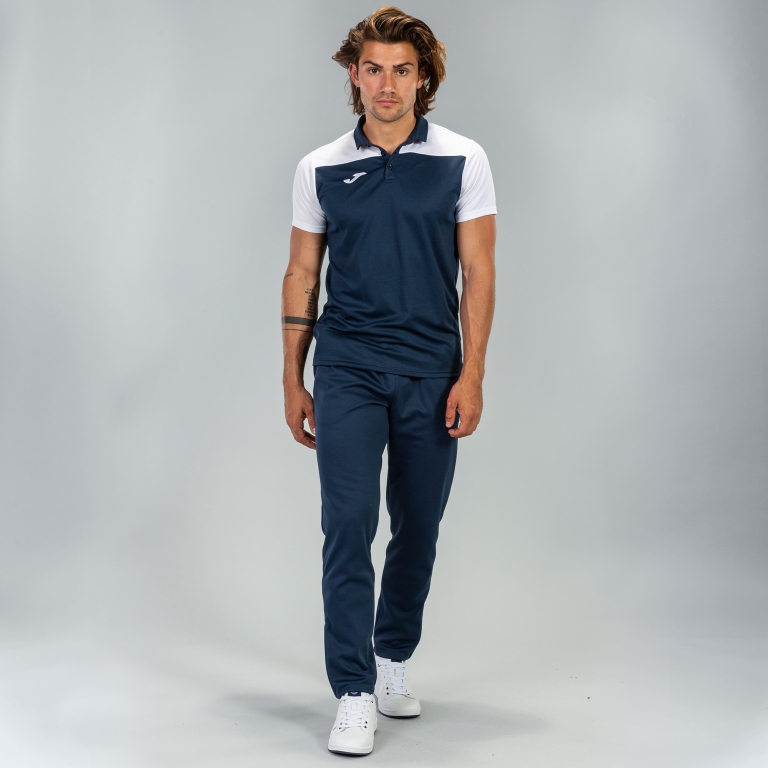 Camasa Polo Combi Sky Blue-navy S/s Joma