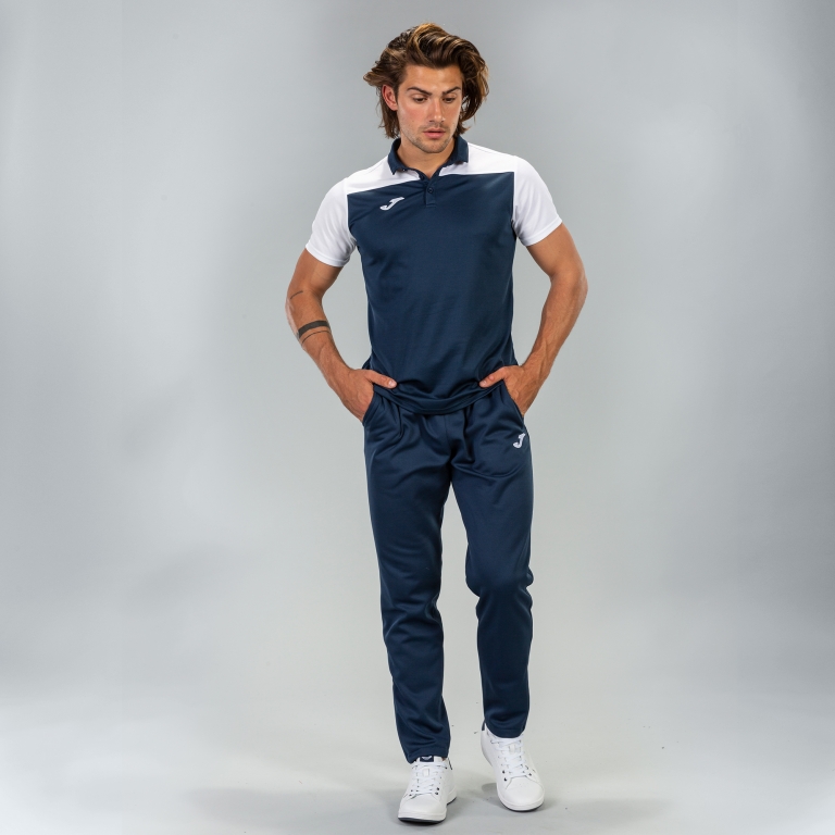 Camasa Polo Combi Sky Blue-navy S/s Joma