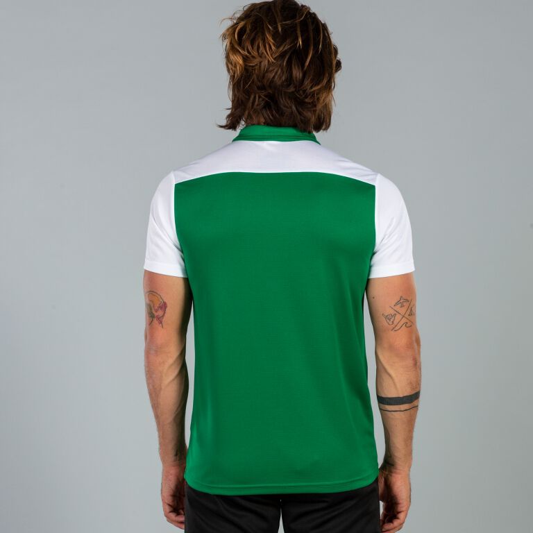 Camasa Polo Combi Green-white S/s Joma