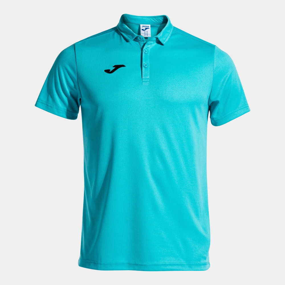 Hobby Maneca Scurta Polo Fluor Turquoise Joma