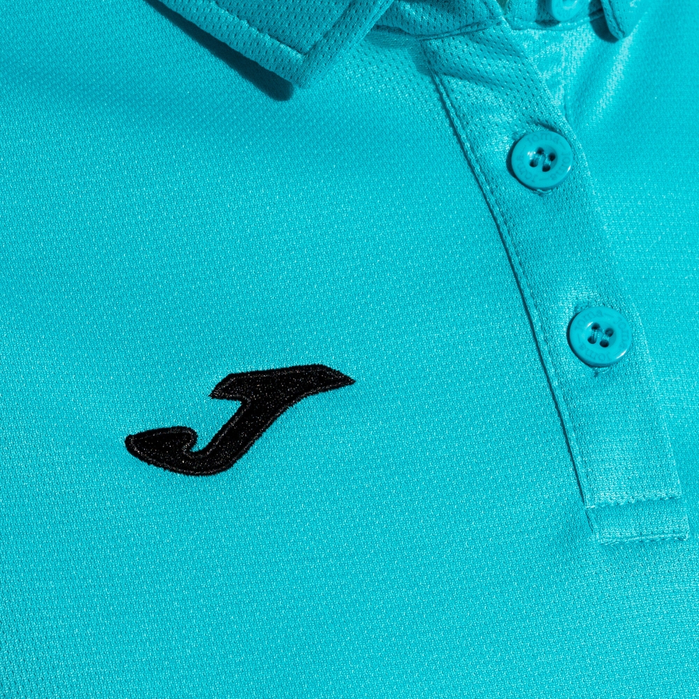 Hobby Maneca Scurta Polo Fluor Turquoise Joma